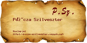 Pócza Szilveszter névjegykártya